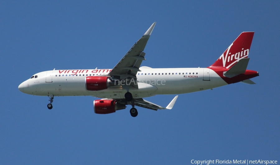 Virgin America Airbus A320-214 (N363VA) | Photo 581100