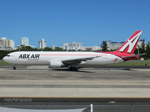 ABX Air Boeing 767-338(ER)(BDSF) (N364CM) at  San Juan - Luis Munoz Marin International, Puerto Rico