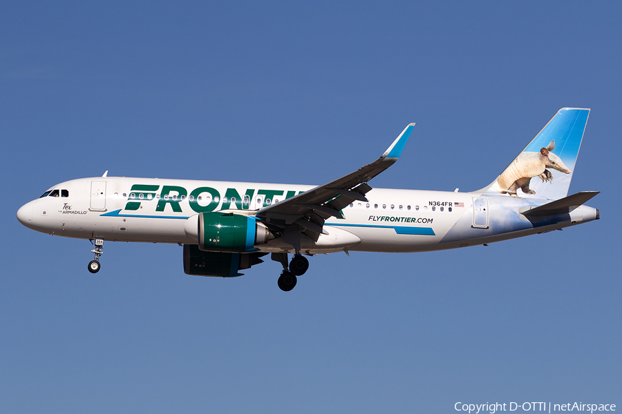 Frontier Airlines Airbus A320-251N (N364FR) | Photo 555987