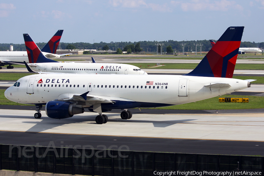 Delta Air Lines Airbus A319-114 (N364NB) | Photo 27754