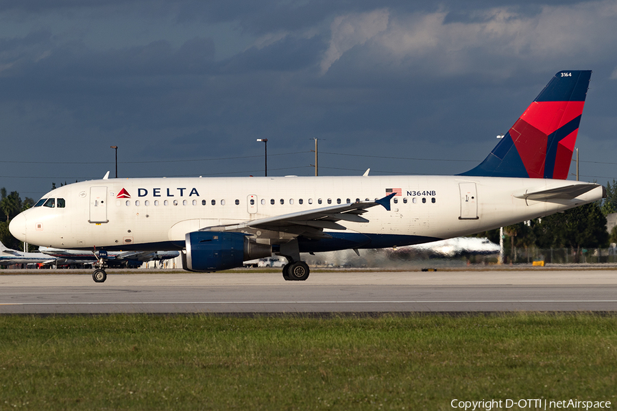 Delta Air Lines Airbus A319-114 (N364NB) | Photo 134507