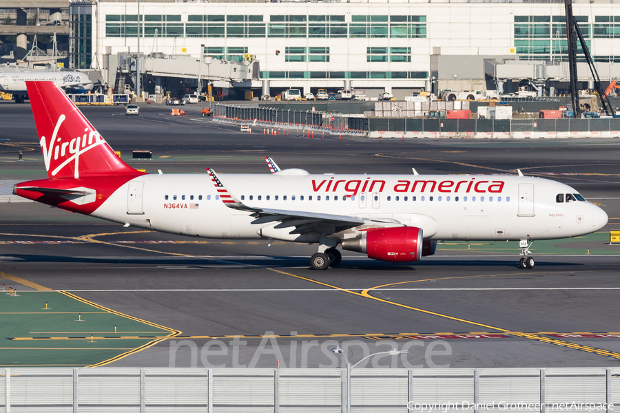 Virgin America Airbus A320-214 (N364VA) | Photo 255324