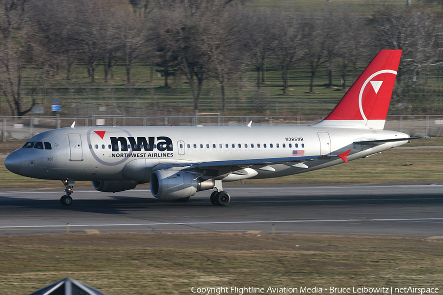 Northwest Airlines Airbus A319-114 (N365NB) | Photo 176084