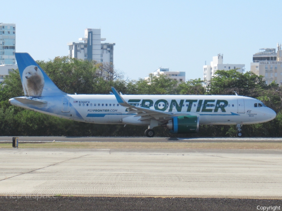 Frontier Airlines Airbus A320-251N (N366FR) | Photo 444367