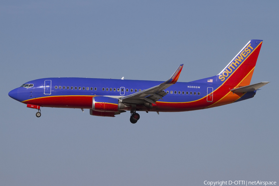 Southwest Airlines Boeing 737-3H4 (N366SW) | Photo 424958