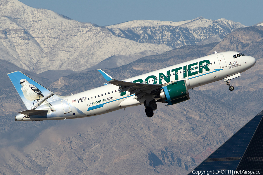 Frontier Airlines Airbus A320-251N (N367FR) | Photo 550030