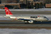 Northwest Airlines Airbus A319-114 (N367NB) at  Minneapolis - St. Paul International, United States
