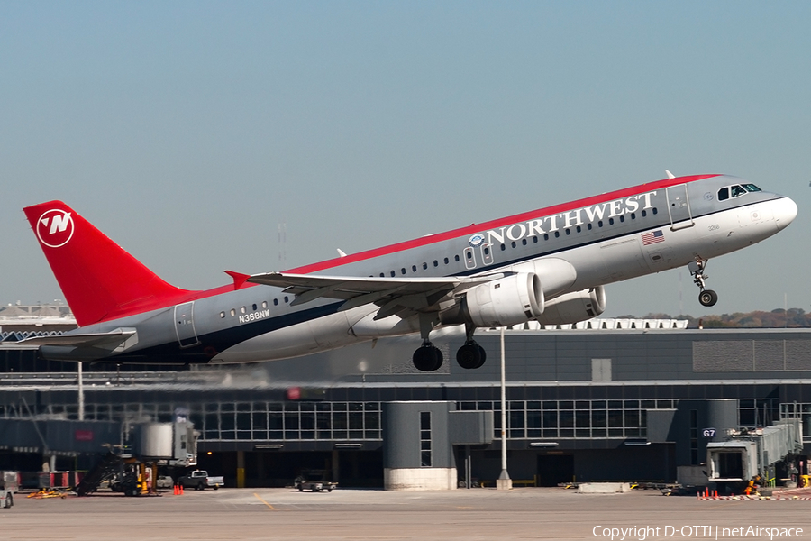 Northwest Airlines Airbus A320-212 (N368NW) | Photo 190427