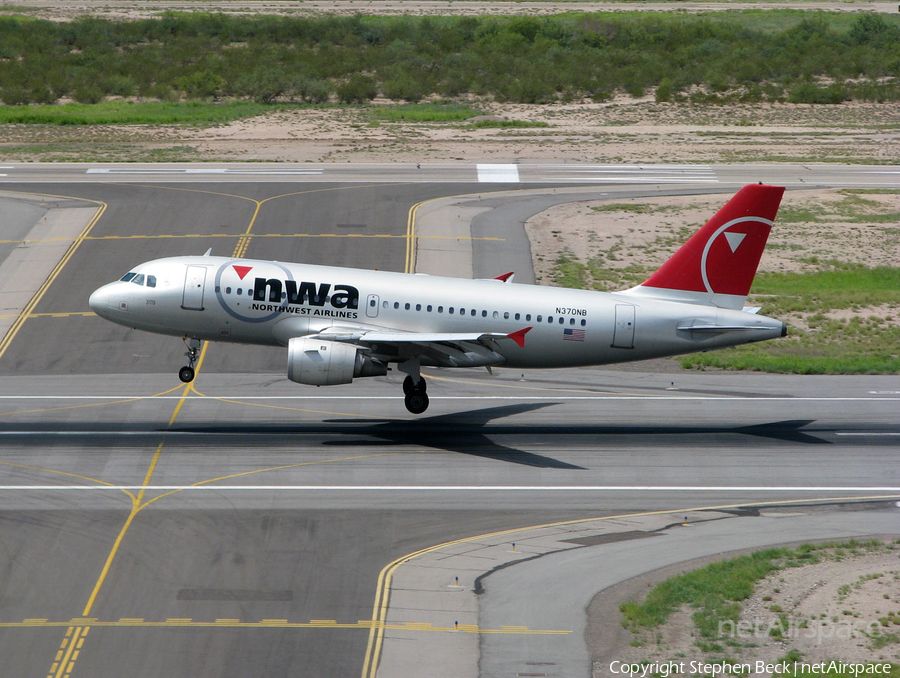 Northwest Airlines Airbus A319-114 (N370NB) | Photo 2883
