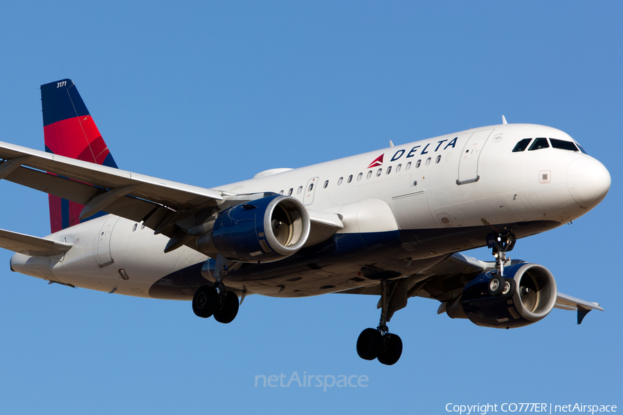 Delta Air Lines Airbus A319-114 (N371NB) | Photo 222717