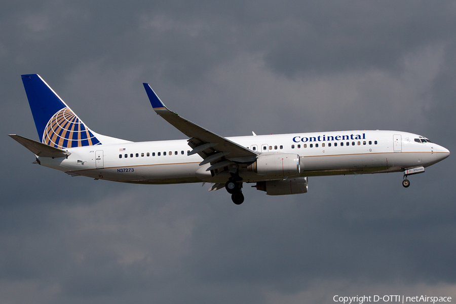 Continental Airlines Boeing 737-824 (N37273) | Photo 214415