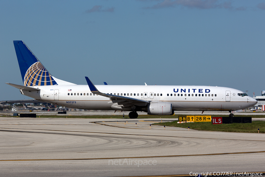 United Airlines Boeing 737-824 (N37273) | Photo 37518