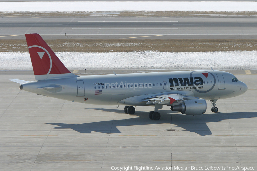 Northwest Airlines Airbus A319-114 (N372NB) | Photo 179885