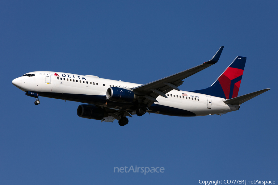 Delta Air Lines Boeing 737-832 (N3734B) | Photo 435342