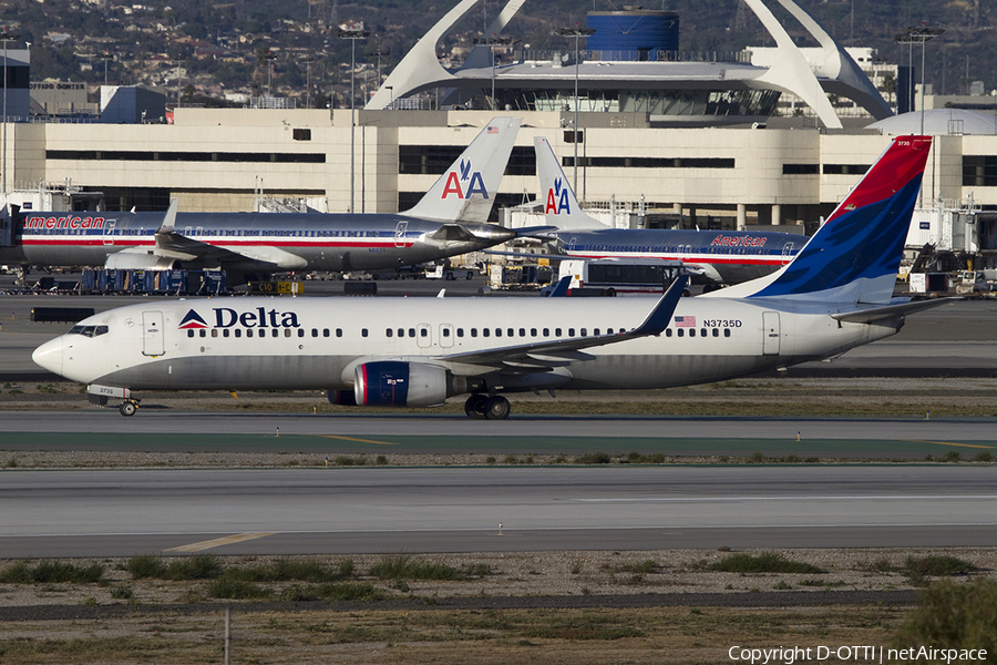 Delta Air Lines Boeing 737-832 (N3735D) | Photo 337367