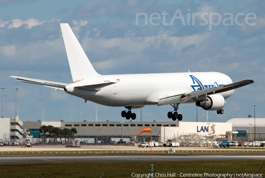 Amerijet International Boeing 767-338(ER)(BDSF) (N373CM) | Photo 165545