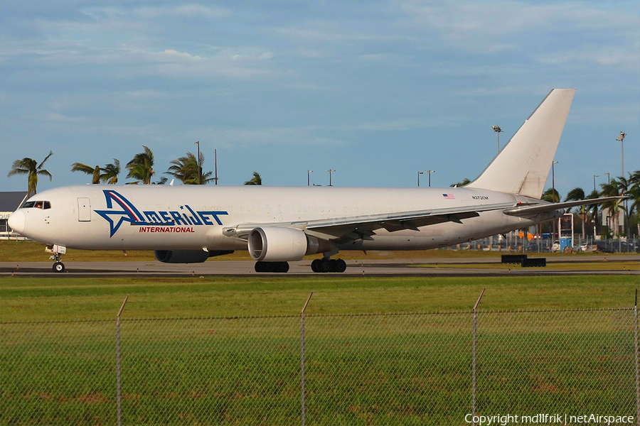 Amerijet International Boeing 767-338(ER)(BDSF) (N373CM) | Photo 290649