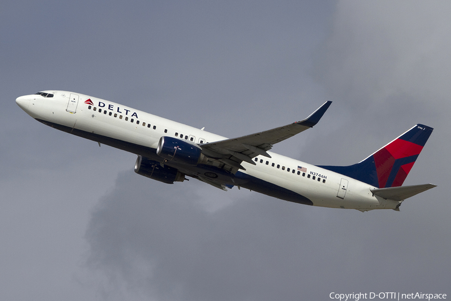 Delta Air Lines Boeing 737-832 (N3746H) | Photo 333701