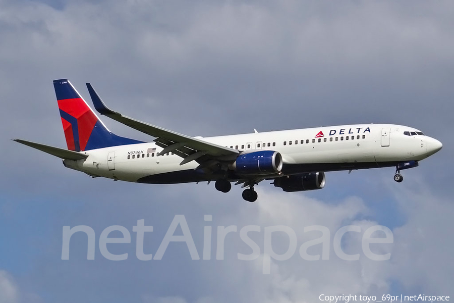 Delta Air Lines Boeing 737-832 (N3746H) | Photo 68410