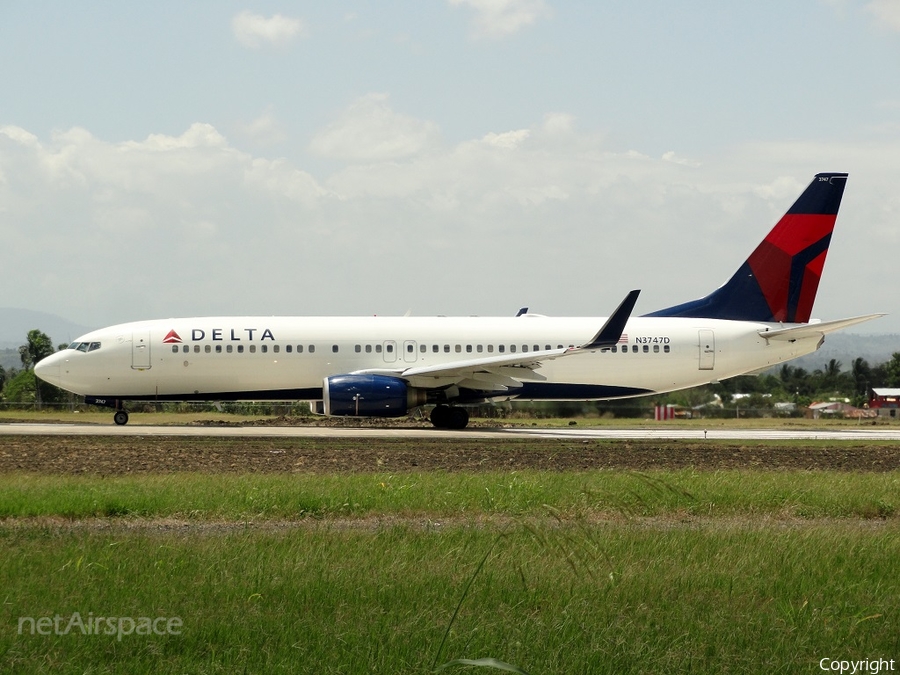 Delta Air Lines Boeing 737-832 (N3747D) | Photo 25304
