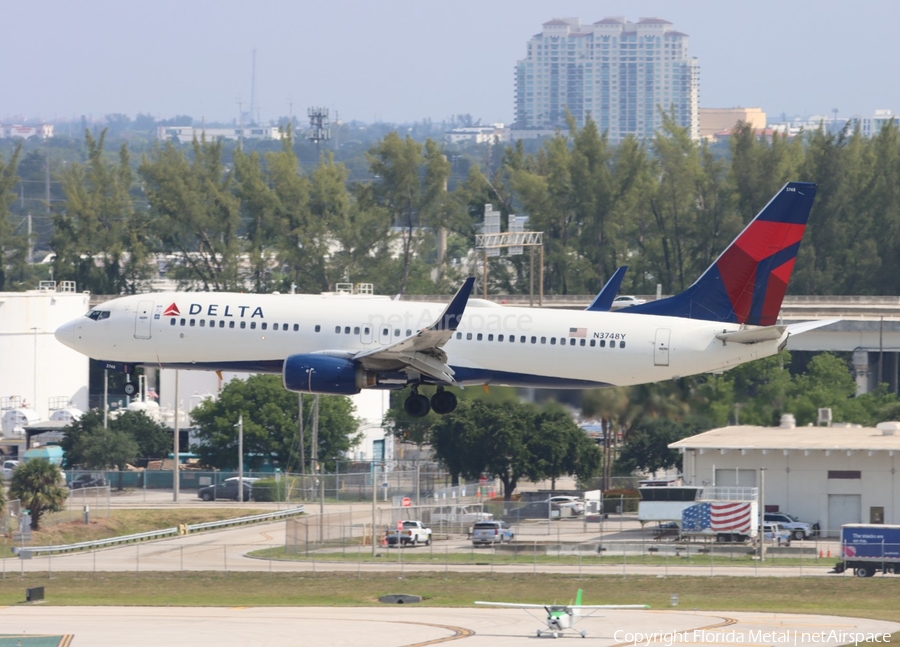 Delta Air Lines Boeing 737-832 (N3748Y) | Photo 677745