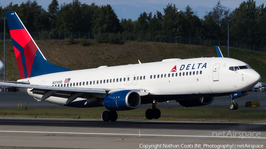 Delta Air Lines Boeing 737-832 (N3749D) | Photo 170569