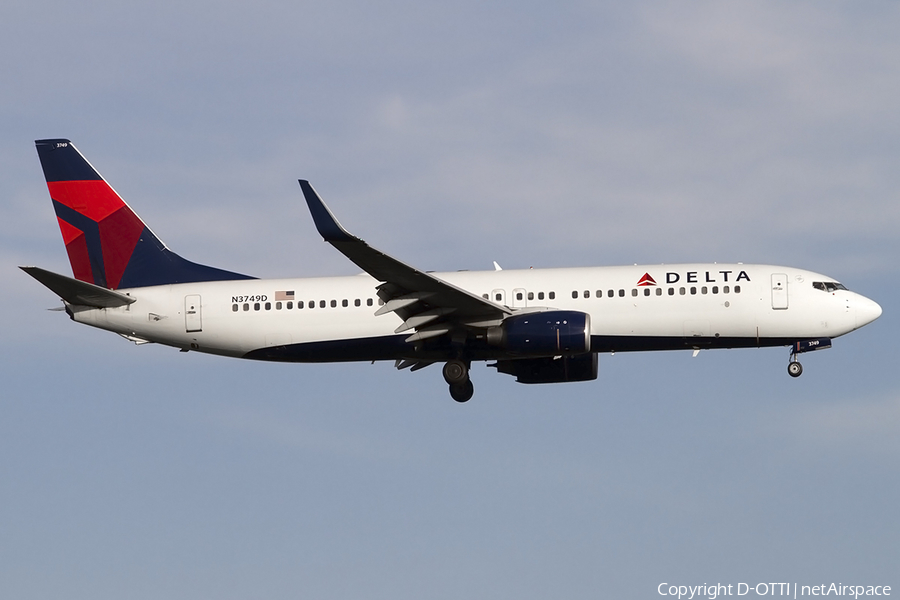 Delta Air Lines Boeing 737-832 (N3749D) | Photo 454268