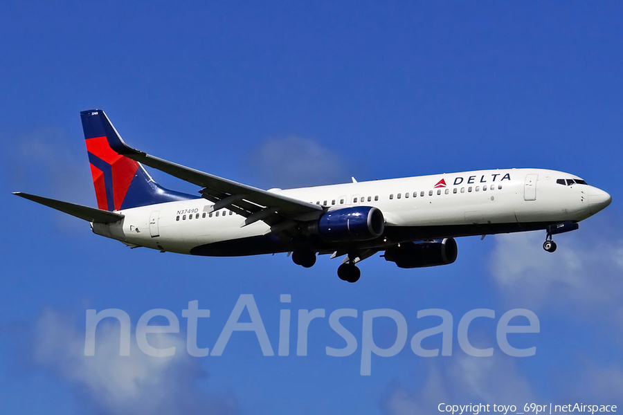 Delta Air Lines Boeing 737-832 (N3749D) | Photo 68180