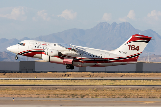 Aero-Flite BAe Systems BAe-146-RJ85 (N374AC) at  Phoenix - Mesa Gateway, United States