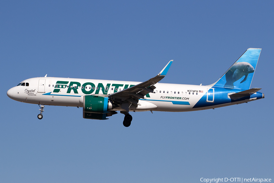 Frontier Airlines Airbus A320-251N (N374FR) | Photo 555891