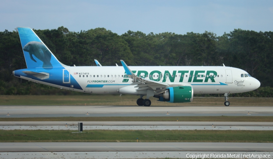 Frontier Airlines Airbus A320-251N (N374FR) | Photo 611377