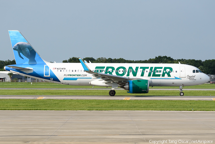 Frontier Airlines Airbus A320-251N (N374FR) | Photo 496149