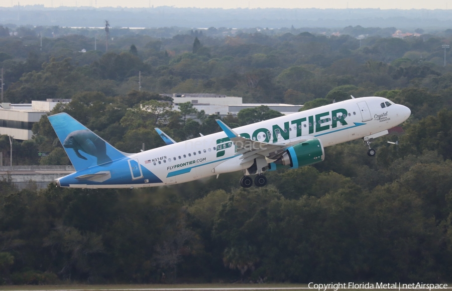 Frontier Airlines Airbus A320-251N (N374FR) | Photo 611380