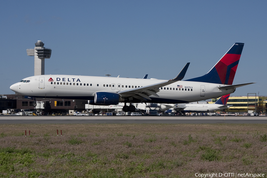 Delta Air Lines Boeing 737-832 (N3753) | Photo 387258