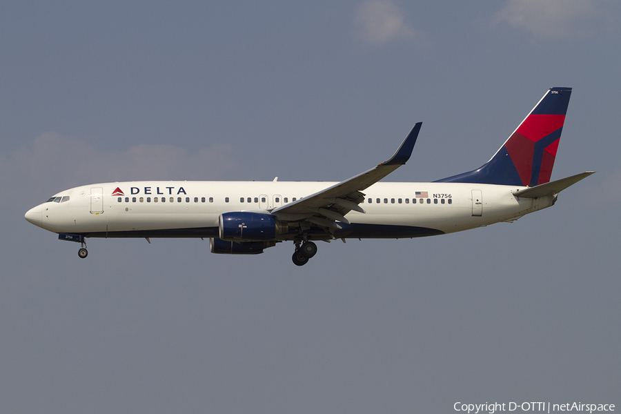 Delta Air Lines Boeing 737-832 (N3756) | Photo 385371