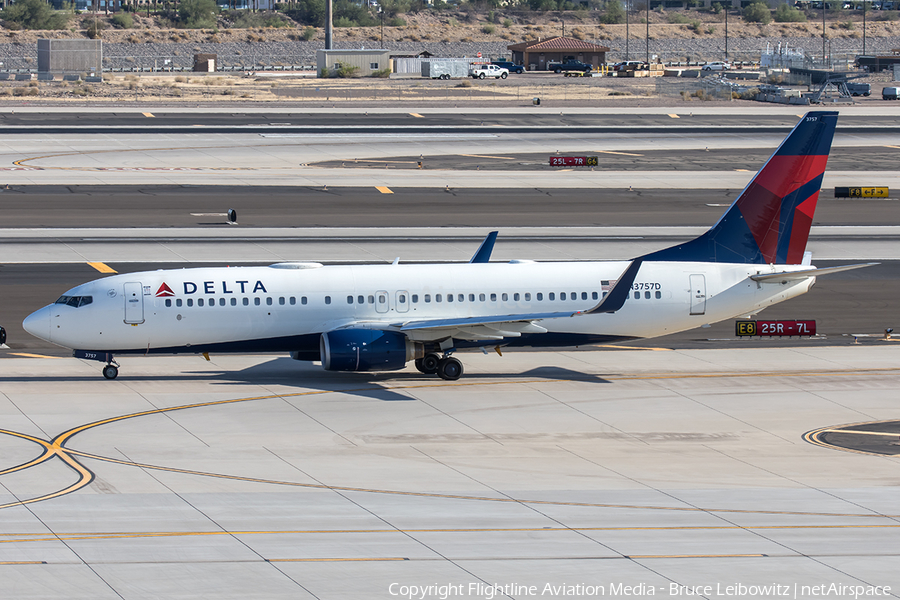 Delta Air Lines Boeing 737-832 (N3757D) | Photo 554951