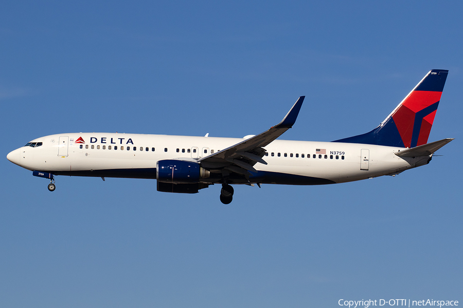 Delta Air Lines Boeing 737-832 (N3759) | Photo 547530