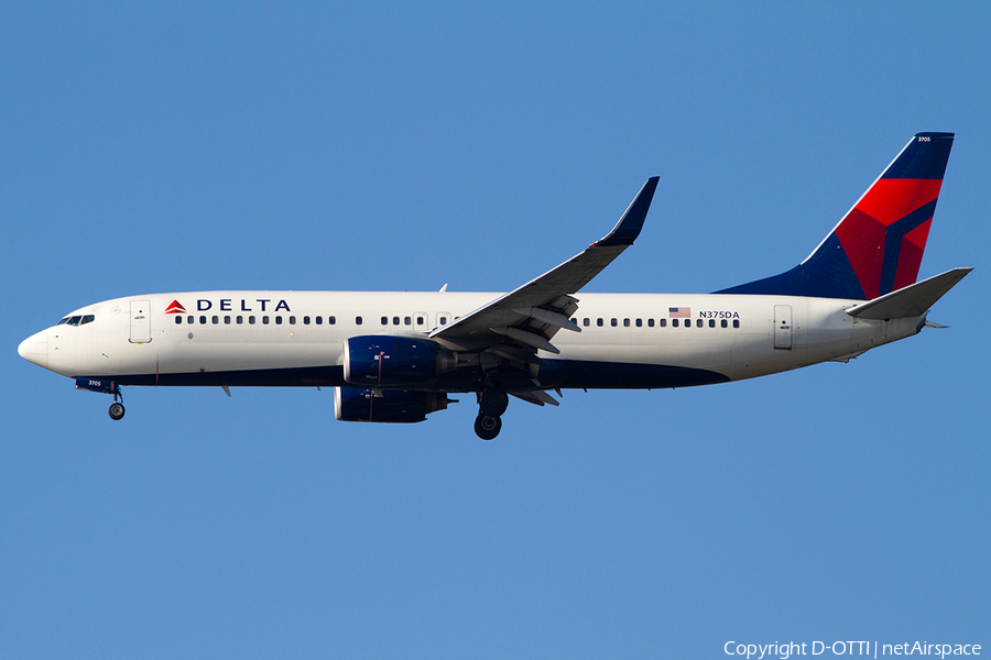 Delta Air Lines Boeing 737-832 (N375DA) | Photo 386339