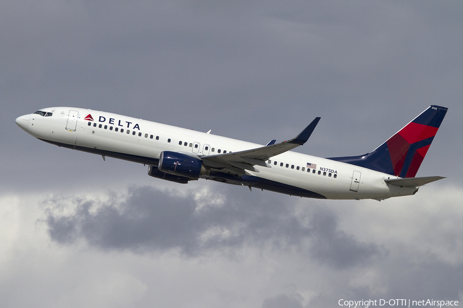 Delta Air Lines Boeing 737-832 (N375DA) | Photo 333531