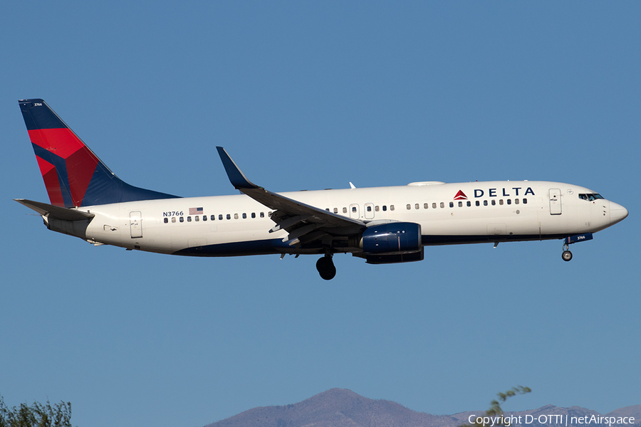 Delta Air Lines Boeing 737-832 (N3766) | Photo 200001