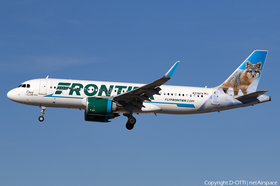 Frontier Airlines Airbus A320-251N (N376FR) | Photo 547531