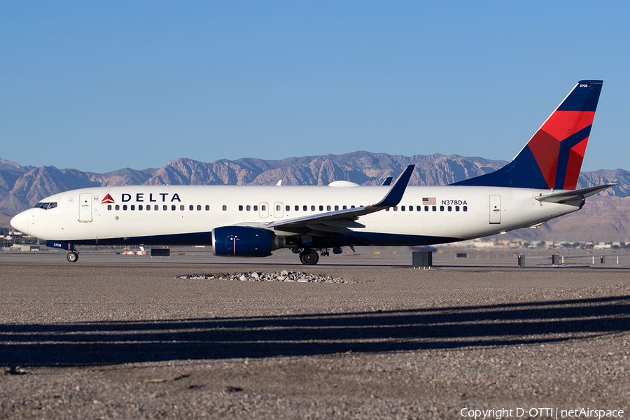 Delta Air Lines Boeing 737-832 (N378DA) | Photo 546809
