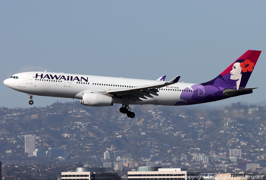 Hawaiian Airlines Airbus A330-243 (N378HA) | Photo 376262