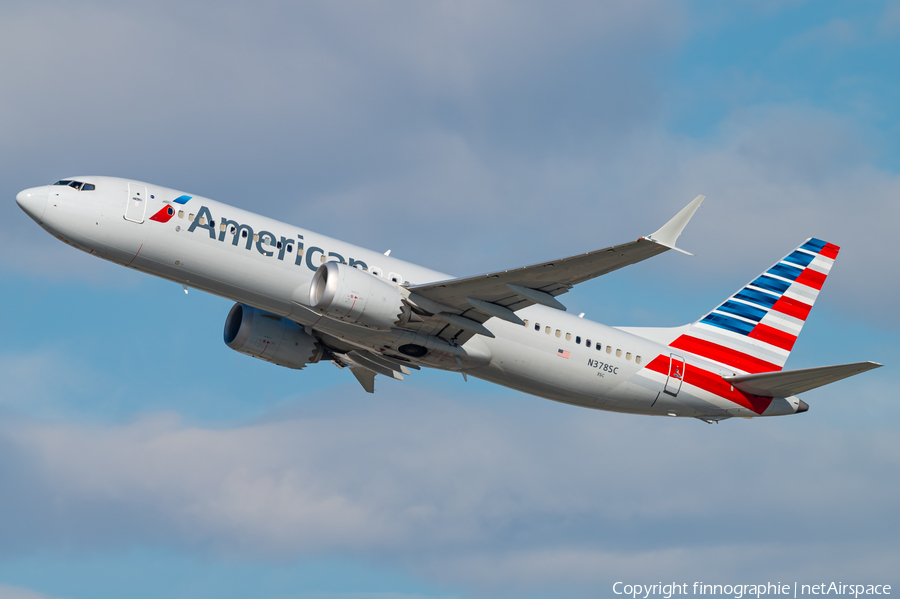 American Airlines Boeing 737-8 MAX (N378SC) | Photo 663427