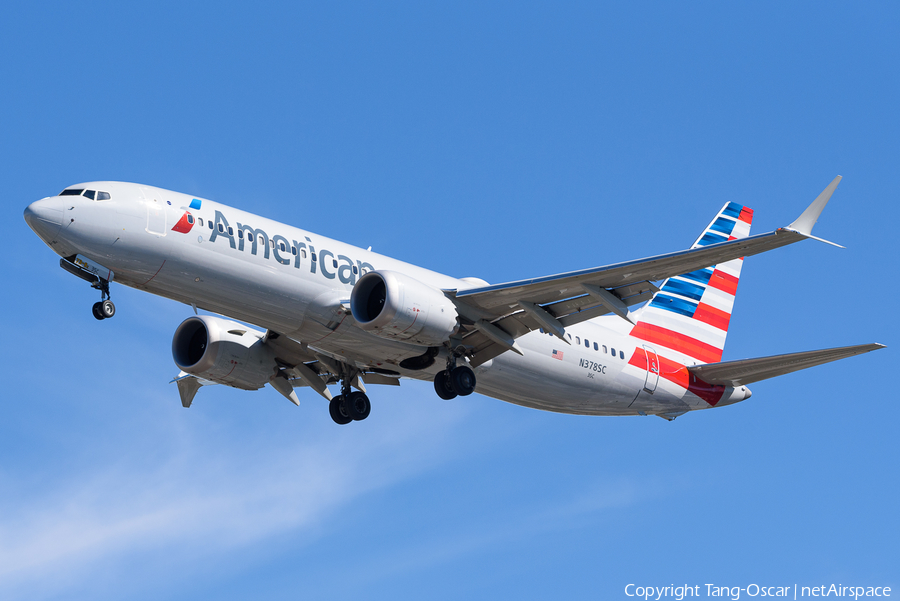 American Airlines Boeing 737-8 MAX (N378SC) | Photo 491920