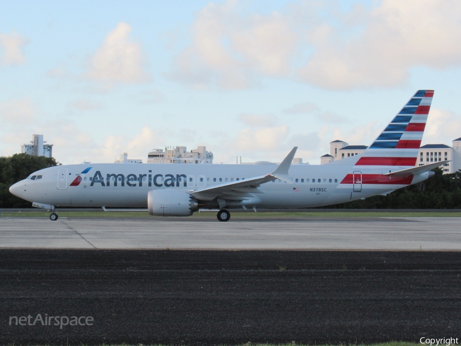 American Airlines Boeing 737-8 MAX (N378SC) | Photo 424572