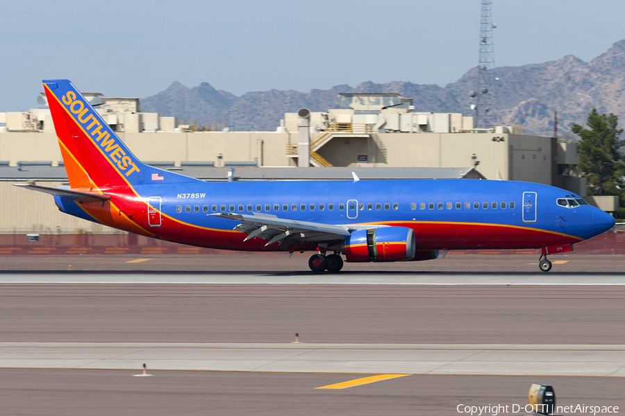 Southwest Airlines Boeing 737-3H4 (N378SW) | Photo 187971