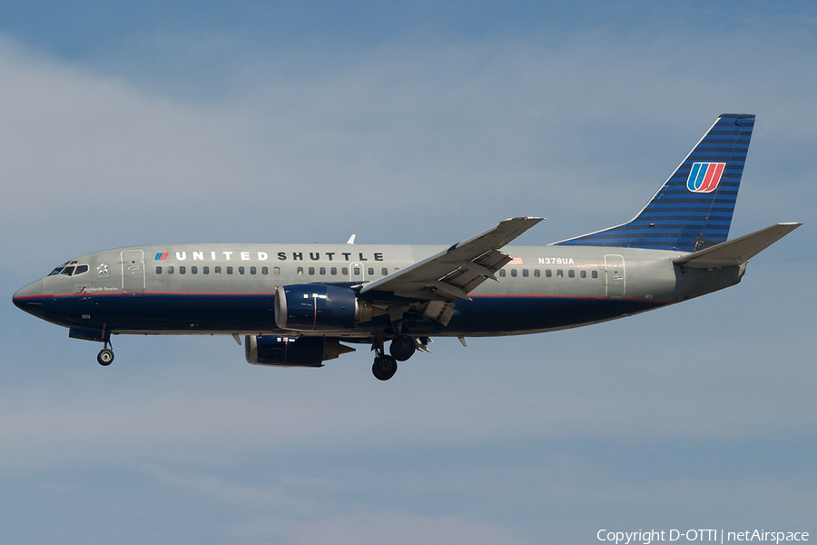 United Airlines Boeing 737-322 (N378UA) | Photo 185094