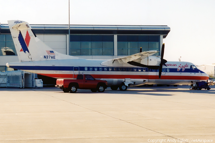 American Eagle (Simmons Airlines) ATR 42-300 (N37AE) | Photo 383171