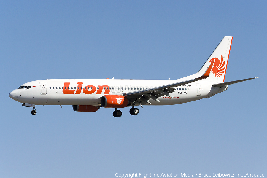 Lion Air Boeing 737-8GP (N381AG) | Photo 513443